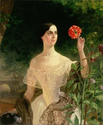 Retrato de Sofia Andreyevna Shuvalova (1829-1912), 1849